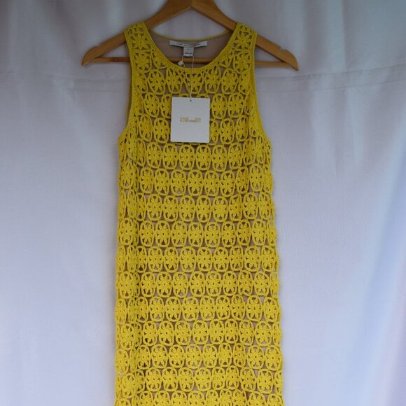 Diane Von Fustenberg Inaya Crochet Yellow Dress - Picture 12 of 12